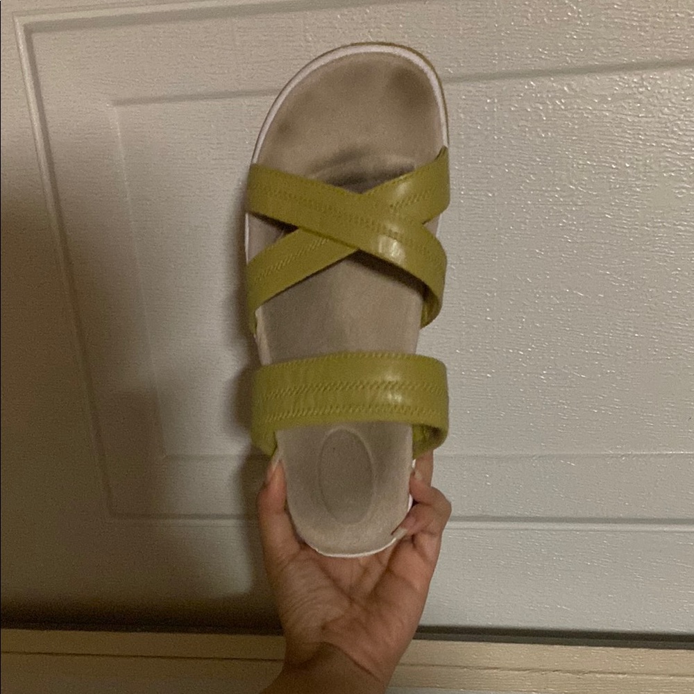 RYKA Lime Green Sandal